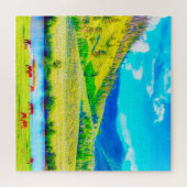 Puzzle Nous Aimons Le Wyoming. (Horizontal)