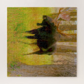 Puzzle Nous Aimons Le Wyoming De L'Oie. (Horizontal)