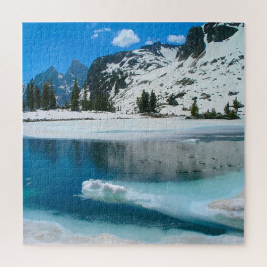 Puzzle Nous aimons le Wyoming de solitude du lac (Vertical)