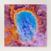 Puzzle Nous Aimons Le Wyoming Thermal Spring. (Horizontal)