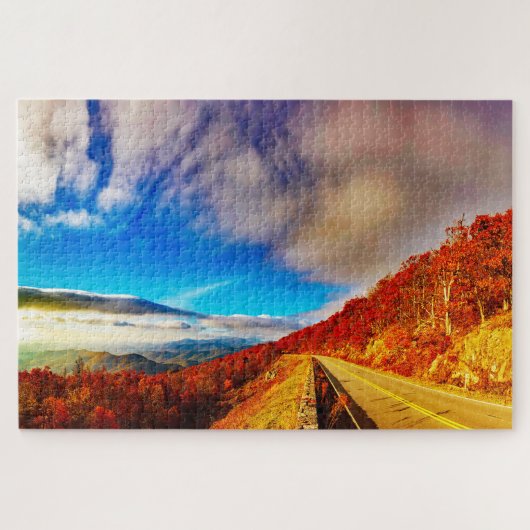 Puzzle Nous aimons les Blue Ridge Mountains Virginia (Horizontal)