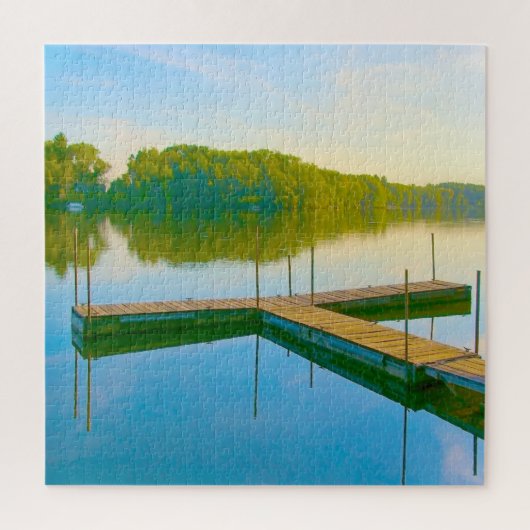 Puzzle Nous aimons les lacs dans l'Iowa. (Vertical)