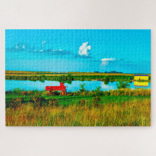Puzzle Nous aimons les lacs dans l'Iowa.