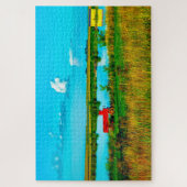 Puzzle Nous aimons les lacs dans l'Iowa. (Vertical)