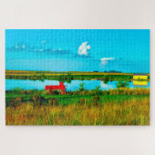 Puzzle Nous aimons les lacs en Iowa. (Horizontal)