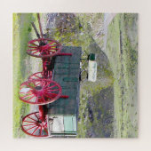 Puzzle Nous Aimons Les Vieilles Wagons Au Wyoming. (Horizontal)