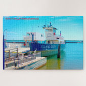 Puzzle Nous aimons Madeline Island Ferries Wisconsin. Jig (Horizontal)