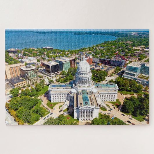 Puzzle Nous aimons Madison Wisconsin. (Horizontal)