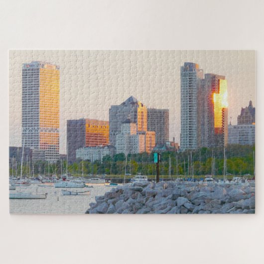 Puzzle Nous aimons Milwaukee Wisconsin. (Horizontal)