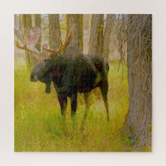 Puzzle Nous aimons Moose Wyoming. (Vertical)