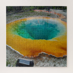 Puzzle Nous aimons Morning Glory Pool Wyoming.