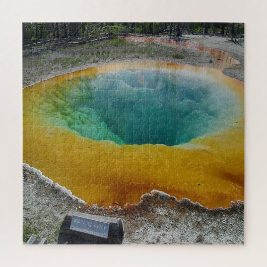 Puzzle Nous aimons Morning Glory Pool Wyoming. (Vertical)