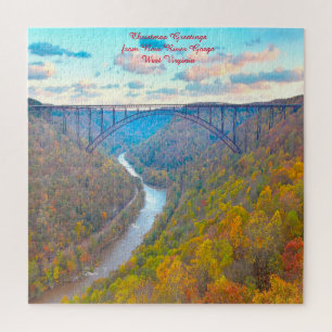 Puzzle Nous aimons New River Gorge West Virginia.