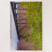 Puzzle Nous aimons New River Gorge West Virginia. Jigsaw  (Vertical)