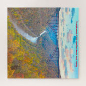 Puzzle Nous aimons New River Gorge West Virginia. Jigsaw (Horizontal)