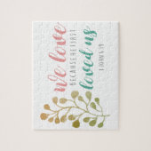 Puzzle Nous aimons parce que la Bible contre la foi chrét (Vertical)