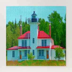 Puzzle Nous aimons Raspberry Island Wisconsin.