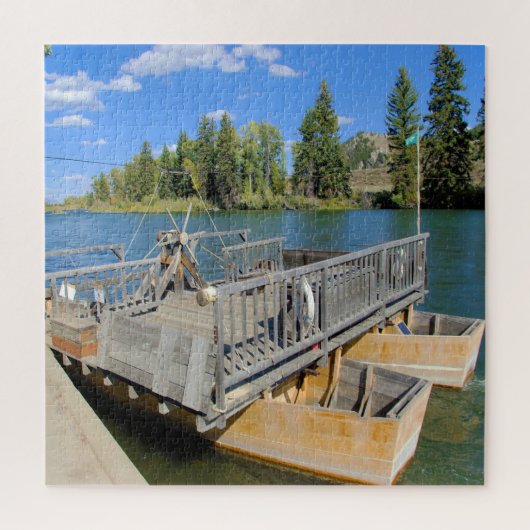 Puzzle Nous aimons Snake River Ferry Wyoming. (Vertical)