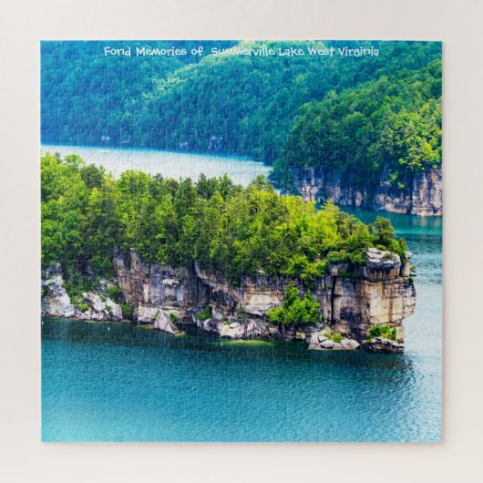 Puzzle Nous aimons Summerville Lake West Virginia. Jigsaw (Vertical)