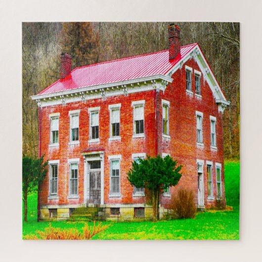 Puzzle Nous aimons Wheeling Virginie-Occidentale. (Vertical)