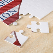 Puzzle Nous Le Peuple Le Coeur Du Drapeau Américain (Côté)