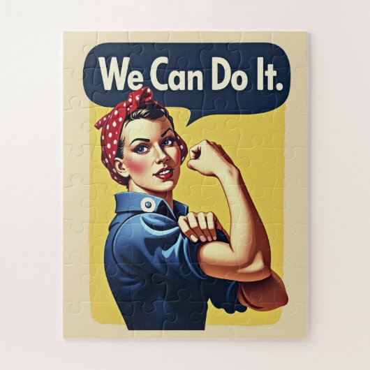 Puzzle Nous Pouvons Le Faire | Féminisme (Vertical)