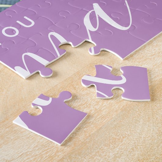 Puzzle Nous Vous Aimons Grand-Mère personnalisé cadeau ph (Côté)