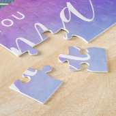 Puzzle Nous Vous Aimons Grand-Mère personnalisé cadeau ph (Côté)