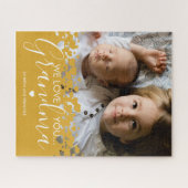 Puzzle Nous Vous Aimons Grand-mère Photo (Horizontal)