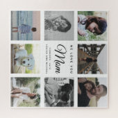 Puzzle NOUS VOUS AIMONS MOM Modern Family Photo Collage (Horizontal)