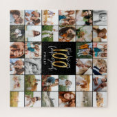 Puzzle Nouveau 100e anniversaire multi photo script cadea (Horizontal)