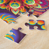 Puzzle Nouveau Arrière - plan Abstrait coloré (Côté)