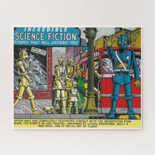 Puzzle NOUVEAU ! Couverture vintage de la bande dessinée  (Horizontal)