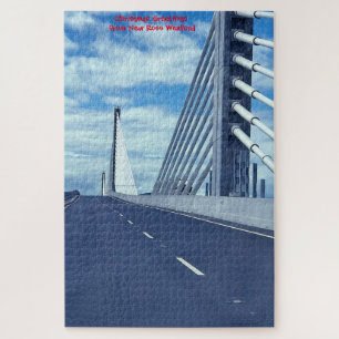 Puzzle Nouveau pont suspendu New Ross Wexford Irlande. Ji