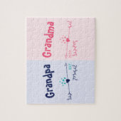 Puzzle Nouveaux grands-parents - Faire-part de bébé ou de (Vertical)