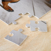 Puzzle Nouvel An Eve Dachshund (Côté)