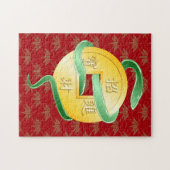 Puzzle Nouvel An lunaire chinois du serpent 2025 richesse (Horizontal)