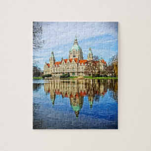 Puzzle Nouvel hôtel de ville - Hanovre, Allemagne - 8x10