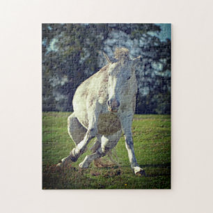 Puzzle Nouvelle Forêt White Pony Funny Pose