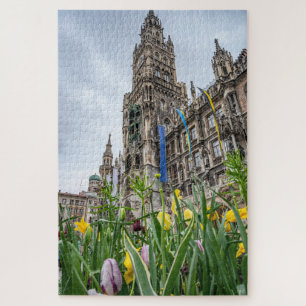 Puzzle Nouvelle tour de l'Hôtel de Ville à Munich, Allema