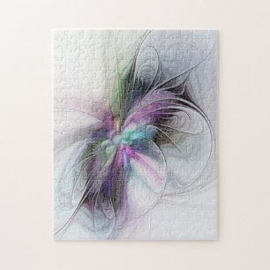 Puzzle Nouvelle vie, Colorful Abstrait Fractal Art Imagin