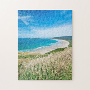 Puzzle Nouvelle-Zélande, île du Sud, Catlins, baie de Tau