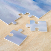 Puzzle Nuage blanc face à un ciel bleu (Côté)