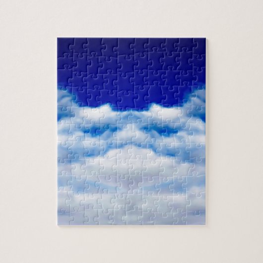 Puzzle Nuage blanc face à un ciel bleu (Vertical)