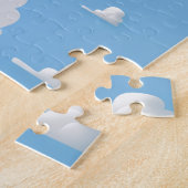 Puzzle Nuage Blanc Gonflé Baby Shower (Côté)