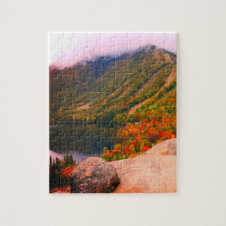 Puzzle Nuage de montagne de lac Boulder automne Photo