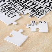 Puzzle Nuage de mot de gymnastique (Côté)