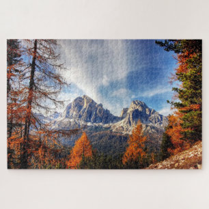 Puzzle Nuages au-dessus des Dolomites