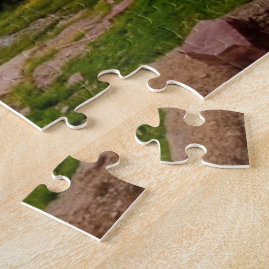 Puzzle Nuages balayant par des montagnes (Côté)