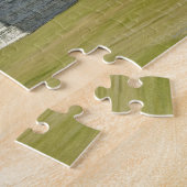 Puzzle Nuages blancs bouffants au-dessus de la pyramide m (Côté)